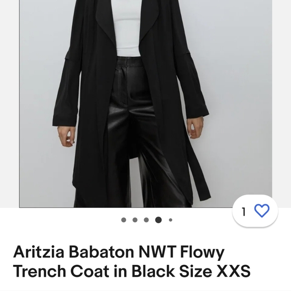 Babaton Flowy Trench - Picture 3 of 5